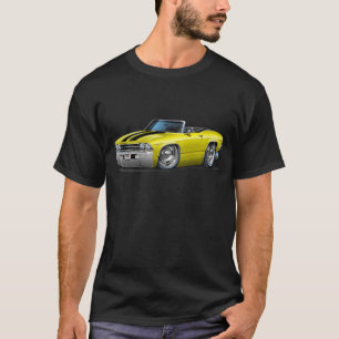 Chevelle Gelb-Schwarzes Kabriolett 1969 T-Shirt