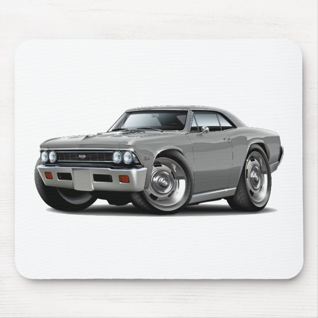 Chevelle Grau-Auto 1966 Mousepad (Vorne)