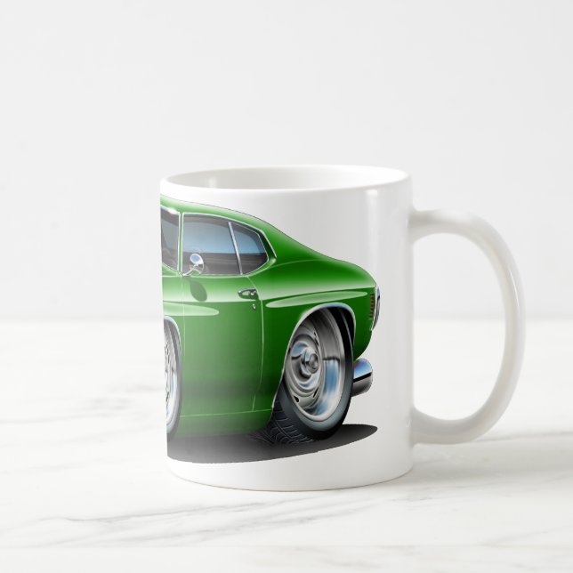 Chevelle grünes Auto 1971-72 Tasse (Rechts)