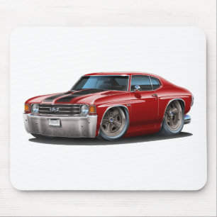 Chevelle Kastanienbraun-Schwarzes Auto 1971-72 Mousepad