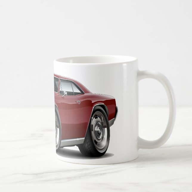 Chevelle kastanienbraunes Auto 1966 Kaffeetasse (Rechts)