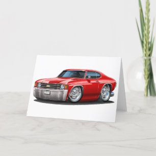 Chevelle Rot-Auto 1971-72 Karte