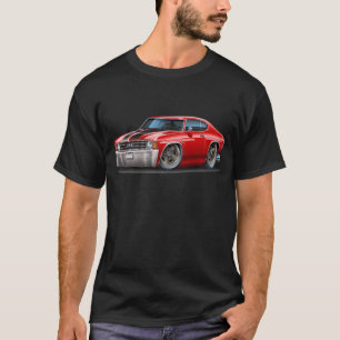 Chevelle Rot-Schwarzes Auto 1971-72 T-Shirt