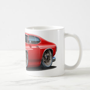 Chevelle Rot-Schwarzes Auto 1971-72 Tasse