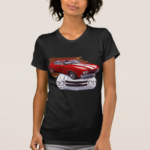 Chevelle Rot-Weißes Auto 1970 T-Shirt