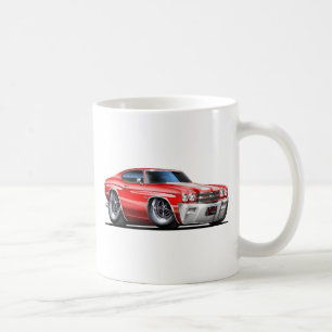 Chevelle Rot-Weißes Auto 1970 Tasse