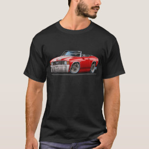 Chevelle Rot-Weißes Kabriolett 1971-72 T-Shirt