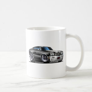Chevelle Schwarz-weißes Auto 1970 Tasse