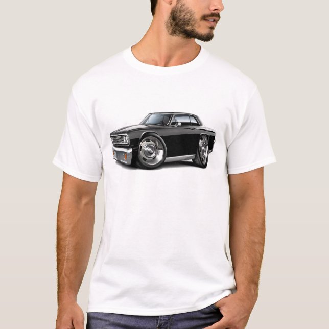 Chevelle schwarzes Auto 1964 T-Shirt (Vorderseite)