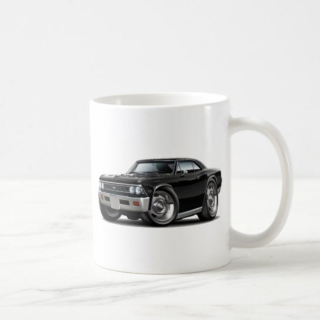 Chevelle schwarzes Auto 1966 Tasse (Rechts)
