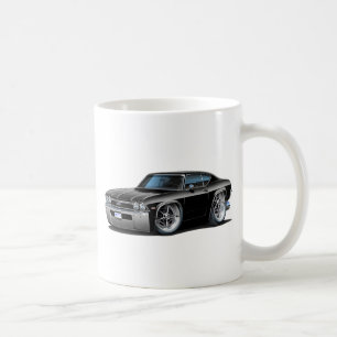 Chevelle schwarzes Auto 1968 Kaffeetasse