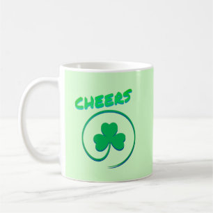 Chever Clover Kleeblatt Irish Green St Patricks Da Kaffeetasse