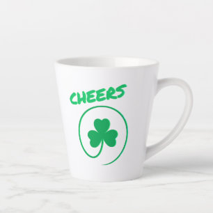 Chever Clover Kleeblatt Irish Green St Patricks Da Milchtasse