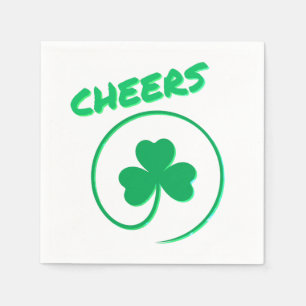 Chever Clover Kleeblatt Irish Green St Patricks Da Serviette