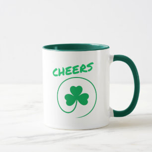 Chever Clover Kleeblatt Irish Green St Patricks Da Tasse