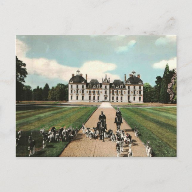 Cheverny chateau (Lior et Cher) 1920 Replik Postkarte (Vorderseite)