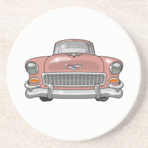 Chevrolet-Bel Air 1955 Sandstein Untersetzer