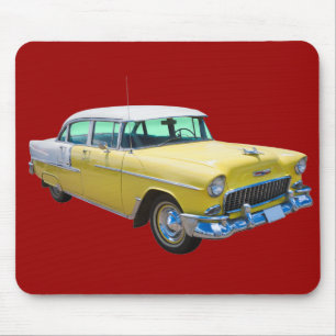 Chevrolet-Bel Air-antikes Auto 1955 Mousepad