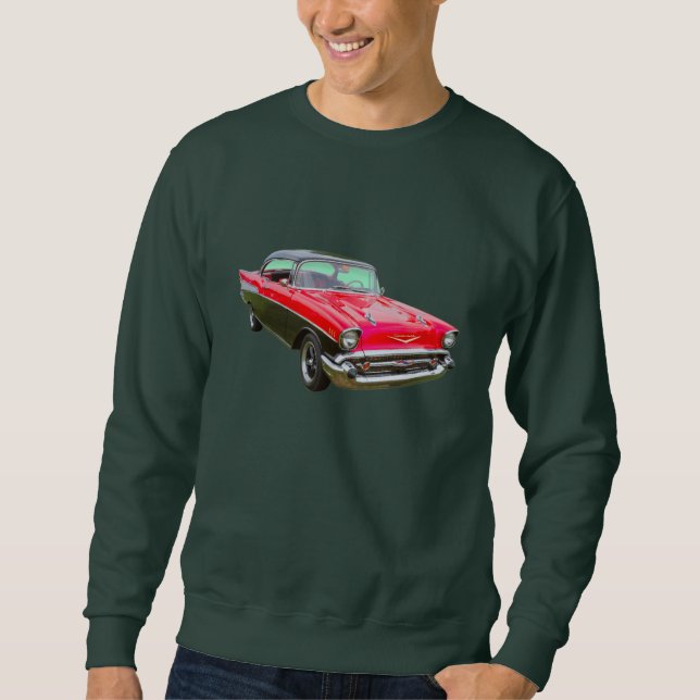Chevrolet-Bel Air-Klassiker-Auto 1957 Sweatshirt (Vorderseite)