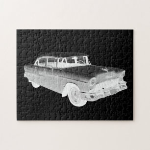 Chevrolet-Bel Air-klassische Auto-Kunst 1955 Puzzle