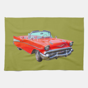 Chevrolet-Bel Air-konvertierbares antikes Auto Handtuch