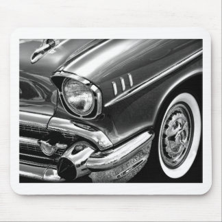 Chevrolet-Bel Air-Schwarzes 1957 u. Weiß Mousepad