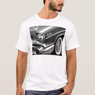 Chevrolet-Bel Air-Schwarzes 1957 u. Weiß T-Shirt