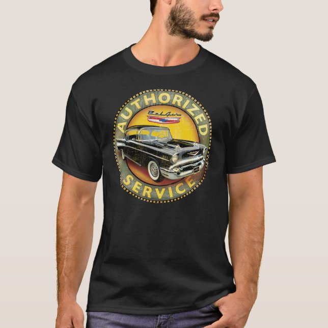 Chevrolet Bel Flugdienstzeichen T-Shirt (Vorderseite)