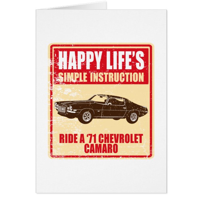 Chevrolet Camaro 1971 (Vorne)