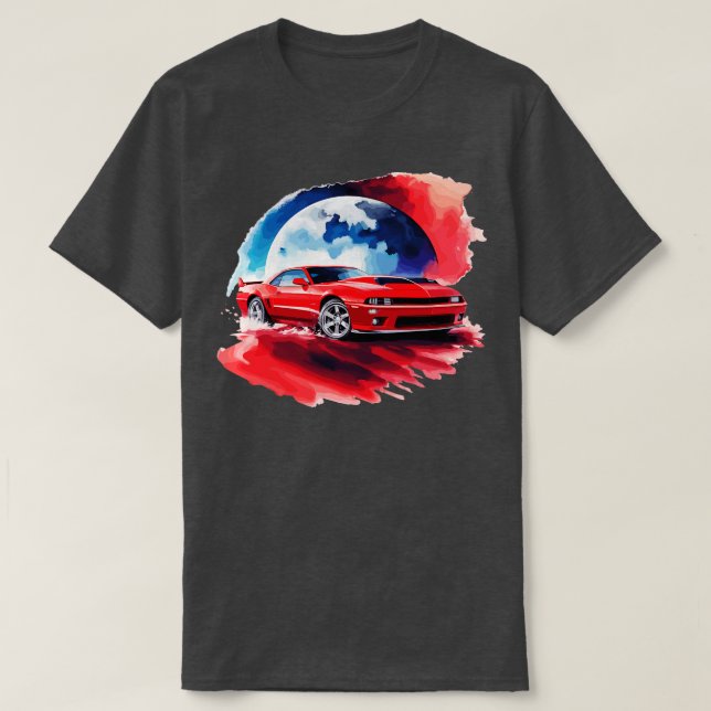 Chevrolet Camaro Red Shelby T-Shirt (Design vorne)