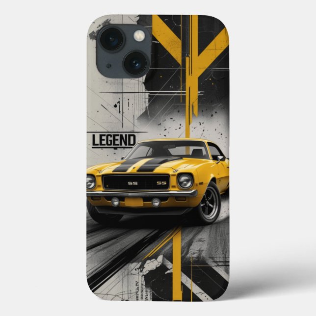 Chevrolet Camaro SS: Klassischer Muscle-Legende-Ca Case-Mate iPhone Hülle (Rückseite)