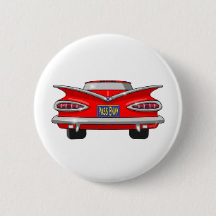 Chevrolet Chevy Impala-Durchlauf-Neid 1959 Button