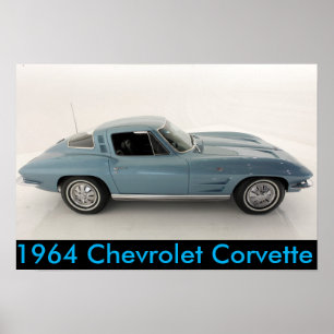 Chevrolet Corvette 1964 Poster