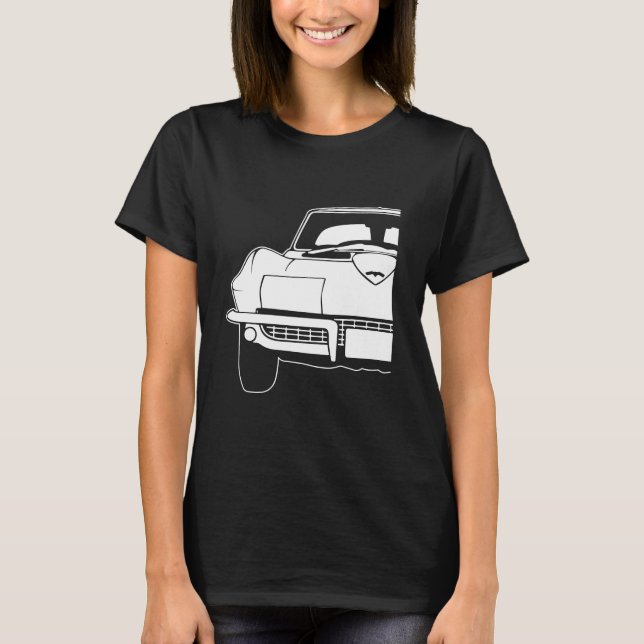 Chevrolet Corvette 1976 C2 3 T-Shirt (Vorderseite)