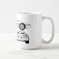 Chevrolet Corvette Diagramm Tasse 1984