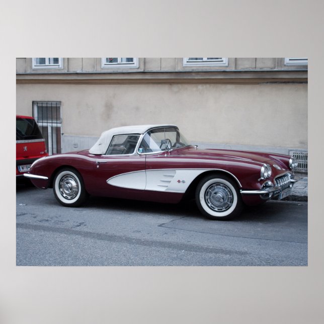 Chevrolet Corvette Poster (Vorne)