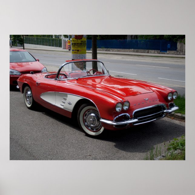 Chevrolet Corvette Poster (Vorne)