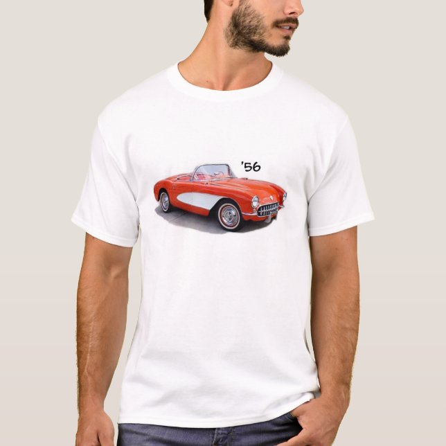 Chevrolet Corvette Vette 1956 'T-Shirt 56 T-Shirt (Vorderseite)