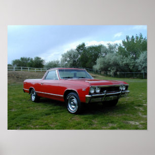 Chevrolet-EL 1967 Camino Poster