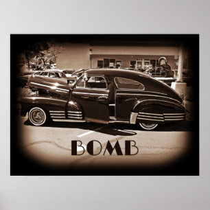 Chevrolet Fleetline Lowrider Bombe Poster