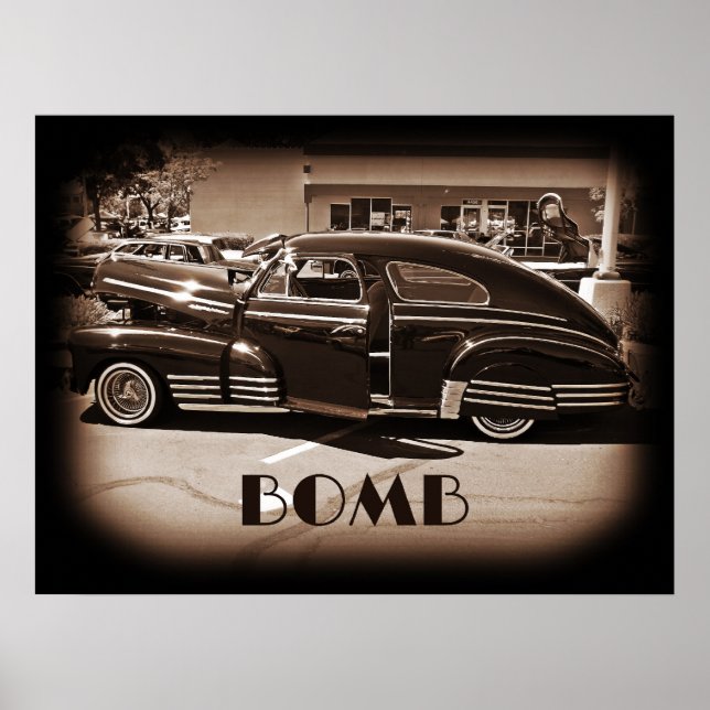 Chevrolet Fleetline Lowrider Bombe Poster (Vorne)