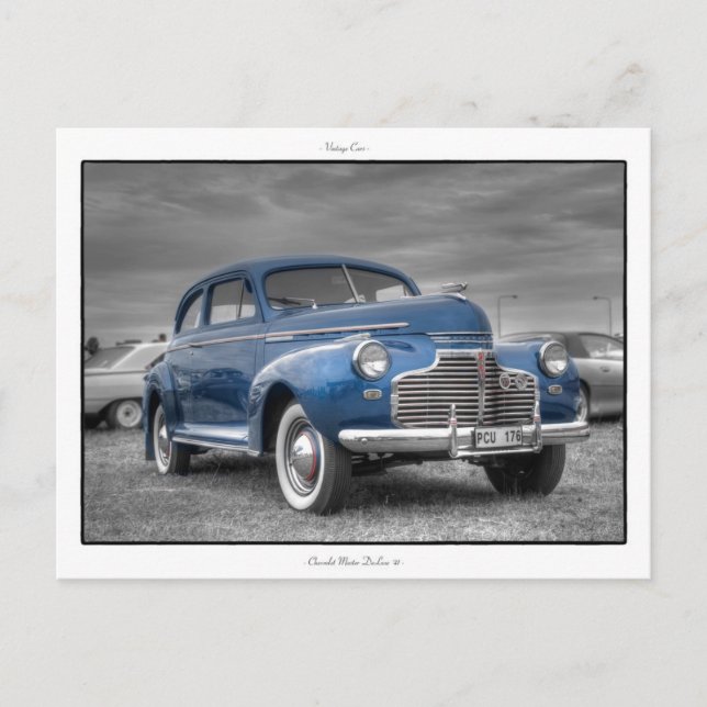 Chevrolet Master DeLuxe '41 Postkarte (Vorderseite)