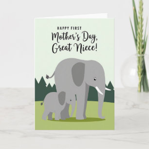 Chevron Elefant Erste Karte
