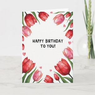 Chevron Festive Bloom Karte