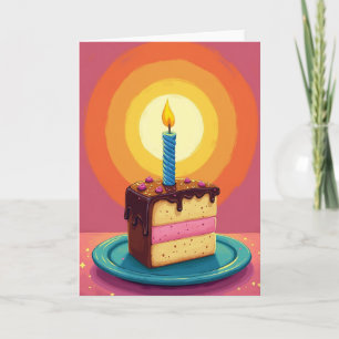 Chevron Festive Dessert Karte