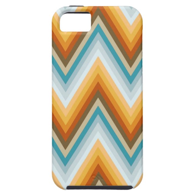Chevron-Hintergrundmuster Case-Mate iPhone Hülle (Rückseite)