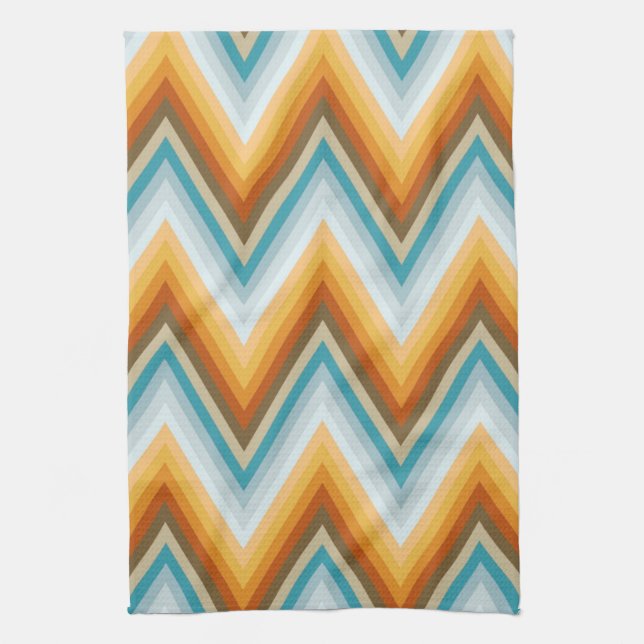 Chevron-Hintergrundmuster Handtuch (Vertikal)