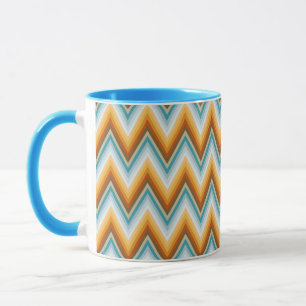 Chevron-Hintergrundmuster Tasse