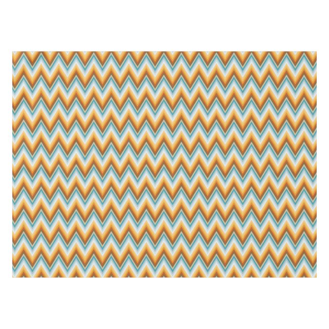 Chevron-Hintergrundmuster Tischdecke (Vorderseite (Horizontal))