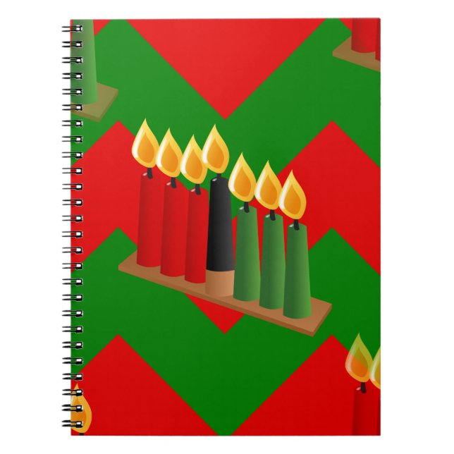 Chevron Kwanzaa Notizblock (Vorderseite)
